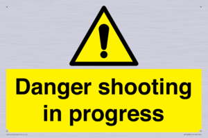 Danger shooting in progress
